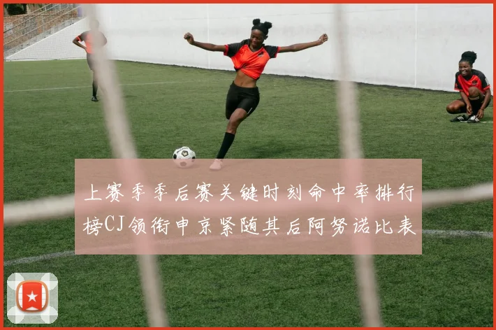 上赛季季后赛关键时刻命中率排行榜CJ领衔申京紧随其后阿努诺比表现不俗